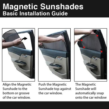 Auto Täis külgaknad Magnet Päikese Vari UV Kaitse Ray Blokeerimine Silma Visiir Jaoks Hyundai IX35 2010