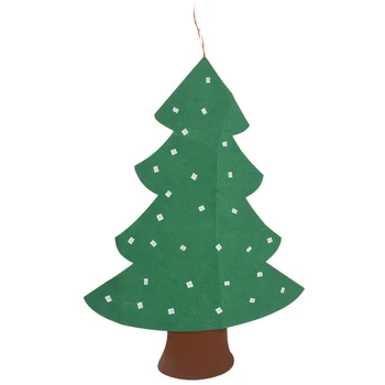Tundsin Jõulupuu Lastele 3.2 Jalga Diy Christmas Tree Väikelastel 30 Tk Kaunistused Lastele Xmas Kingitused Rippuvad Kodu Ukse W