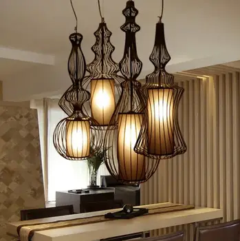 Tänapäeva Ameerika Ripats Tuled Söögituba, Magamistuba Ripats Lamp Peatamise Valgusti Vintage Home Valgustus Hanglamp