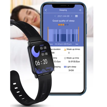 Smart Watch IP68 Veekindel Pedometer reaalajas Keha Temperatuuri Avastamise Tervise Järelevalve Sport Käevõru 28 Päeva Aku Eluiga