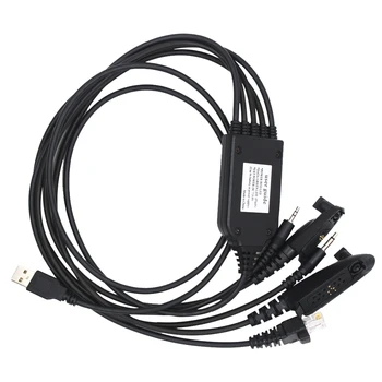 Walkie-Talkie 2,5 mm USB Programming Cable Walkie-Talkie Programmeerimine Kaabel Motorola Ham Raadio-3,5 mm HT750 EX500 USB