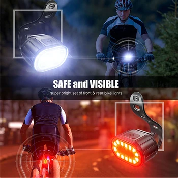 Bike Kerge Komplekt USB Laetav Öö Jalgrattaga Jalgratta Induktsioon, Lamp on Veekindel LED MTB Jalgratas Ees Saba Lamp