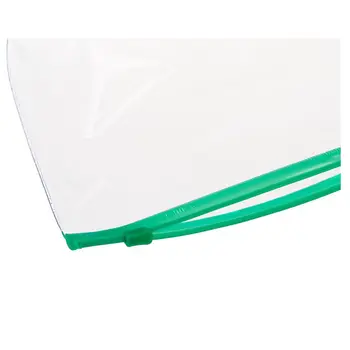 20 Tk Roheline Selge Suurus A5 Paber Liugur Tõmblukk Sulgemise Lõpetamine Kaustad, Failid Kotid