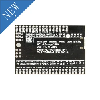 MEGA 2560 Pro Embed ATMEGA2560-16AU Arengu Pardal Core Juhatuse CH340G USB Pinheaders ühildub Arduino Mega2560 DIY