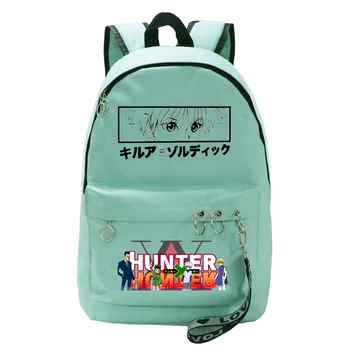 Tüdruk Kooli Seljakott Hunter X Hunter Killua Silmad Killua HxH Anime koolikotid Jaapani Harajuku Bookbag Tüdrukute Seljakotid Femme