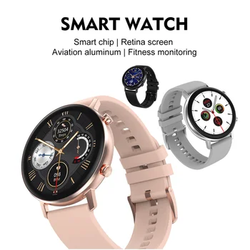 Smart Vaadata Meeste ja Naiste Südame Löögisageduse, vererõhu Monitor 1.3 tolline 360*360 Full Screen Touch Veekindel Fitness Sport Smartwatch