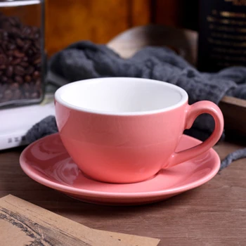 220CC kvaliteetne Keraamiline Kohvi Tassi koostada Lihtsad Euroopa stiilis Kruusid Cappuccino Lill Tassi Latte Kohvi Meister