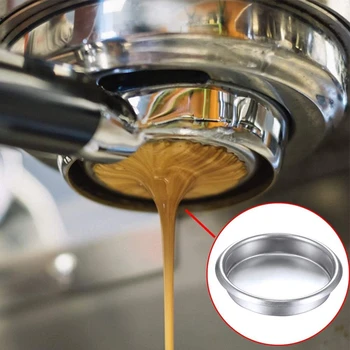 7 Tükki Kohvi Puhastus Komplekt 58mm Metallist Pime Filter Tagasi Flush Paigalda ja Kohvimasin Harja Lusikas