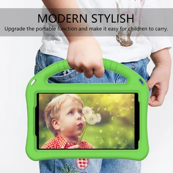 Samsung Galaxy Tab 7.0 2016 T280 T285 Juhul EVA Vaht Kaasaskantavad käsiajamiga Omanik Lapsed Ohutu Põrutuskindel Seista Tableti Kate