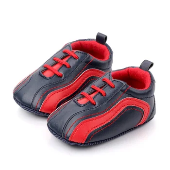 Vastsündinud Beebi Poiss sport kingad 0-18M moccasins imiku anti-slip esimene walker PU Nahk väikelapse poisid tüdrukud kets pehme baseeruv