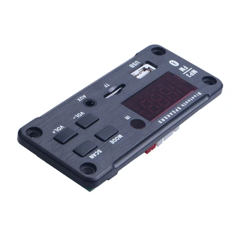 Traadita Bluetooth-MP3-WMA-Dekooder Juhatuse puldiga Mängija 12V Audio Module Support USB-TF AUX FM-Raadio Audio Moodul Auto