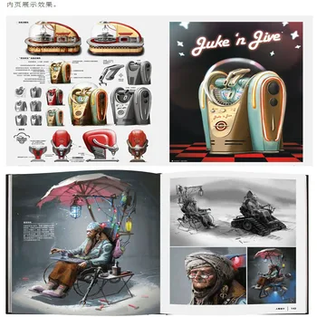 1 Raamat/Pack Hiina Versiooni Lahe Mäng Fallout 4 Art Design Raamat & Maali Album