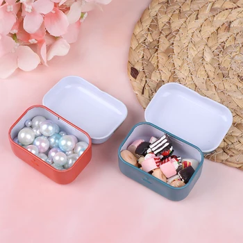 Värvikas Mini Tina Kasti Suletud Jar Pakkimine Kastidesse Candy Box Väike Kirjaalused Purki Ehted Mündi Kõrvarõngad Kõrvaklapid Kinke