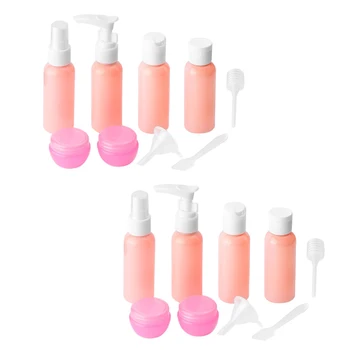 18pcs 50ml Color Spray Pudel Korduvtäidetavaid Pihusti Ladustamise Plastikust Alam-Pudel Peen Udu Reisi Parfüümi Mini Tühi Pudel Spary
