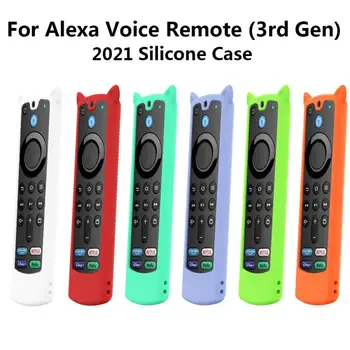 Katted Alexa Hääl Remote 3. Gen 2021 Smart Kaugjuhtimispult Juhul Silikoon Naha-Sõbralik Põrutuskindel Kaitsev Nahk Varrukas