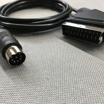 (2tk)1.8 M/6FT RGB Scart-kaabel, AV-Kaabel Audio-ja Video Põhjustada Pesa jaoks SEGA MD1 Mängukonsool