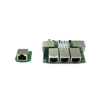 Industrial Ethernet Lüliti Moodul 5 Sadamate Unmanaged10/100/1000mbps PCBA juhatuse OEM Auto-sensing Sadamate PCBA juhatuse OEM Emaplaadi
