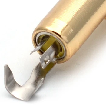 Akustiline ja Elektriline Kitarr Mono Lõpus Pin Endpin Jack Socket Pistik 6.35 mm 1/4 Tolli Materjal Vask Kitarr Osad