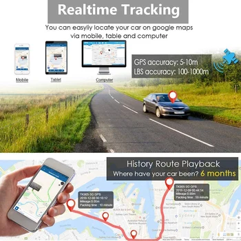 JCJX TK905 2G, 3G GPS Tracker Auto Magnet 90 Päeva GPS Tracker 3G GPS Lokaator Veekindel Sõiduki Hääl Jälgida Tasuta APP
