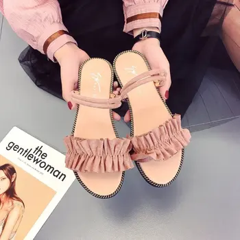 Uued Suve Sandaalid Naiste Vabaaja Korter Sussid Õpilane Moe Kingad Zapatos De Mujer Tenise Feminino Zapatillas Mujer
