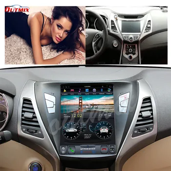 Tesla Stiilis Android 9.0 64GB Auto GPS Navigatsiooni HYundai Elantra 2011-2016 Stereo juhtseade Multimeedia Mängija, Auto Raadio