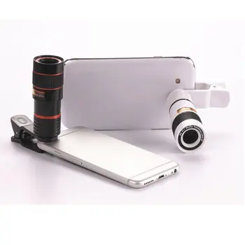8x/12x Mini Kõrge Suurendusega, Monocular Teleskoobi Pika fookusega Objektiiv Universaalse Digitaalse Kaamera Mobiiltelefonid