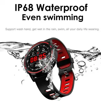Must Pulsikell Veekindel Smartwatch Fitness Tracker Kella Käevõru Sport Smart Watch Mees Naiste Keha Temperatuuri
