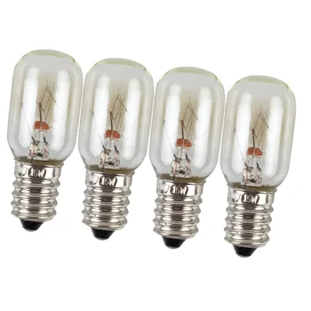 4TK E14 Külmik Lamp, 220V 15W Ahju Lamp Asendamine Sibulad Köök Ventilaator õmblusmasin (2700K Soe Wh