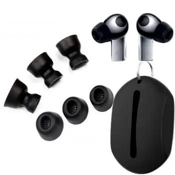 1Set Anti-slip Kõrvapadjakesed Earbuds Silikoon Juhul, In-Ear Eartips Anti-kadumas Kõrvaklapid Kaas Huawei Freebuds Pro