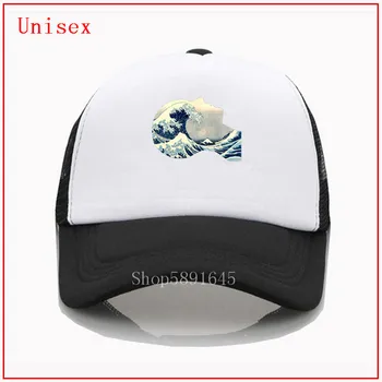 Suvel Sinine Laine baseball cap Hokusai Suur Laine Minu Peas päike, kilp, kiiver müts mood Custom Print mütsid unisex