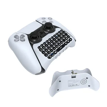 3,5 mm Juhtmevaba QWERTY Klaviatuur, Bluetooth 3.0 Kontroller Vestlus Pad PS5 Playstation 5 Gamepad Mount Mini Voice Chat Juhatus