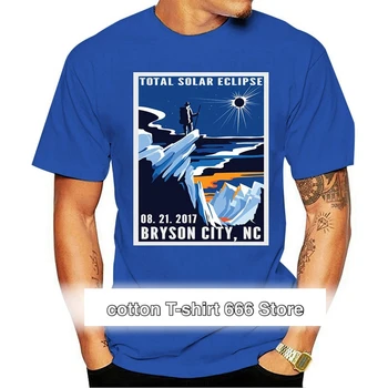 Camiseta de moda para hombre, camisa Vintage de Bryson City, Põhja-NC, Eclipse, agosto, 2021