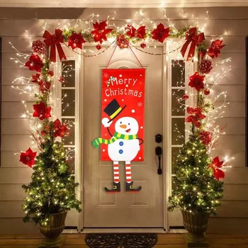 Punane Häid Jõule Veranda Märk Xmas Decroation Rippuvad jõulukaunistused Kodu Ukse Kaunistused Uus Aasta Navidad Tuba Decor