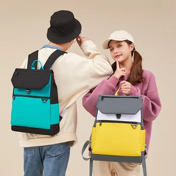 Keskkooli õpilased koolikotti naine korea versioon high school suure mahutavusega seljakott arvuti kotti saab kohandada