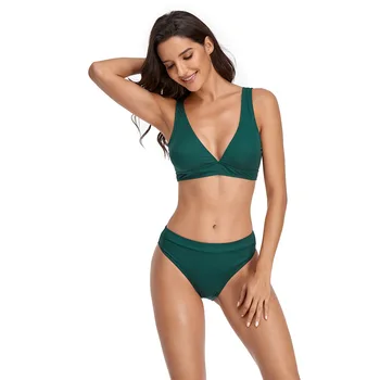 Kollane Push-Up bikiinid Brasiilia ujumistrikoo 2021 naine seksikas ujumispüksid värviga beach puhkus supelrõivad jagada Mikro Beachwear
