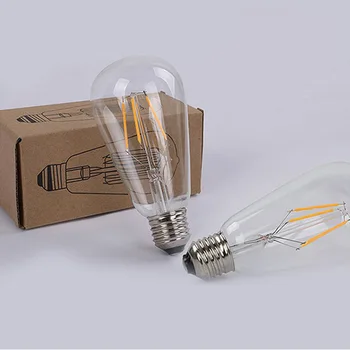 Hot Müük LED ST64 Edison Pirn E27 4W 220V Vahetage Hõõglamp Tööstus-Dekoratiivne Lamp LED Gloeilamp Läige