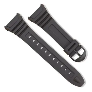Silikoon Watch Band Roostevabast Terasest Pin-Luku Watchband jaoks Casio W-96H Sport Meeste ja Naiste Rihm Käevõru uus