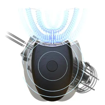 360 Kraadi Intelligentne Automaatne Hambahari Sonic Elektriline Hambahari U Tüübi Hamba Harja Laadimine USB Pintsel