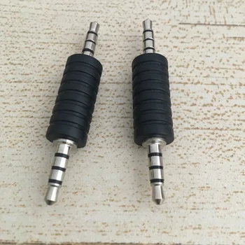 50tk/palju 4 Masti 3,5 mm Audio Adapter 3.5 mm Plug Male 3,5 mm Plug Adapter Sirge Converter Pistik