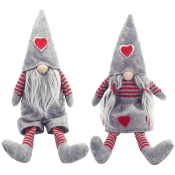 2 tk sõbrapäeva Tomte Gnome Kaunistused rootsi Gnome -, Plüüš-Nukud Käsitöö Gnome Kaunistused