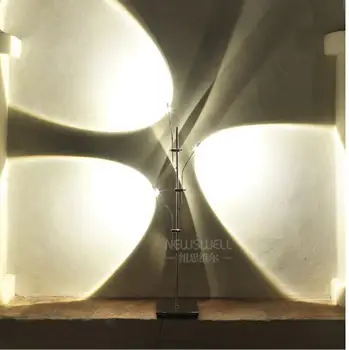 Minimalistlik loominguline LED valguse ja varju põranda lamp, elutoas diivan lamp itaalia kunsti projektsioon Päikeseloojangut disainer põranda lamp
