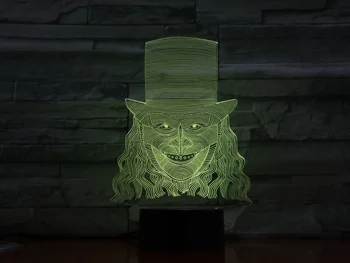 Loominguline Lapsed Kingitus Mustkunstnik Modelleerimine 3D Led Night Light Usb-Touch Magada laualamp Värvikas Öö põhjal Võistluskalendri Decor Valgustus