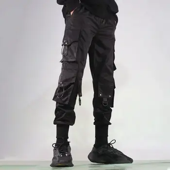 Cargo Püksid Meeste Haarem Joggers Püksid Meestele Harajuku Hip-Hop Streetwear Must Sweatpants Joggers Mees Püksid Mõõdus