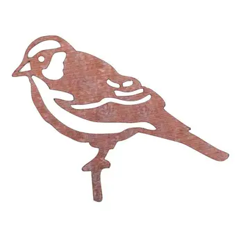 Aia-Lindude Metallist Õue Puu, Lind Plug-in Wear-resistant Dekoratiivsed Disain Beebi Robin jaoks Hoovis Kodu Aia Kaunistamiseks 2021 Uus