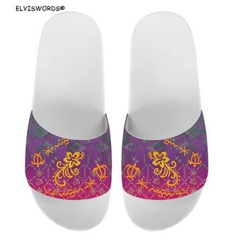 ELVISWORDS Merikilpkonnade Disain Daamid Suvel Slaidid Mood Naiste Vabaaja Siseruumides Tõsta Flip Flops Pehme Naine Sussid Sandaalid