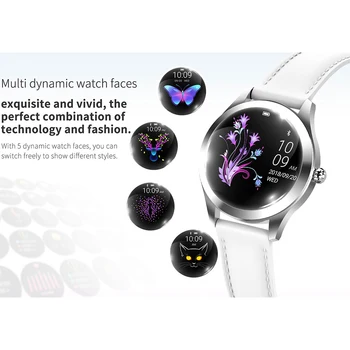 KW10 smart watch naiste IP68 veekindel pulsikella magada tracker fitness käevõru Android, iOS Bluetooth smartwatch