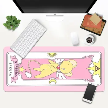 Anime Cardcaptor Sakura Mousepad Gamer Armas 80x40cm kawaii Suur Gaming Mouse Pad XL Puldiga Serv Sülearvuti, Sülearvuti Laud Matt