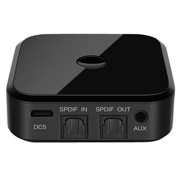 Kuum Dual Link Bluetooth-5.0 o Saatja-Vastuvõtja Aptx Madal Latentsus 3,5 mm SPDIF Kodus TV, Traadita Muusika Adapter
