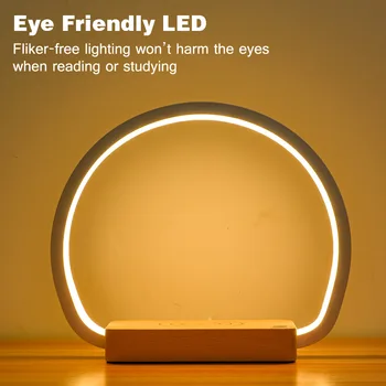 Eye-Kaitsta LED Night Light Telefon Juhtmeta Laadija Kokkupandav Magamistuba Fuajees Laua Laua Lamp Office Magamistuba Decor