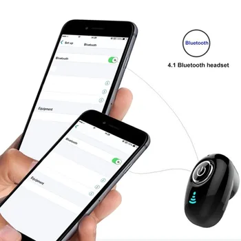 Mini Nähtamatu Lud Traadita Müra Tühistamises Kõrvaklapid Bluetooth-ühilduvad Kõrvaklapid Handsfree Peakomplekt TWS Earbud Koos Mic